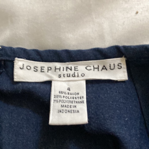 Josephine Chause blue skirt with flowers - Picture 2 of 3